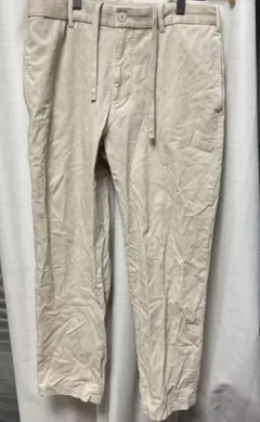 UNIQLO ベージュ スマートアンクルパンツ2wayストレッチ　コーデュロイ