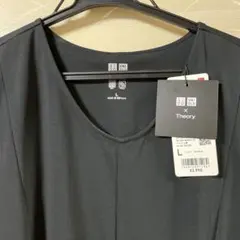UNIQLO × Theory ノースリーブワンピース L ブラック