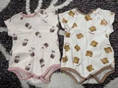 apres les cours ロンパース2点セット　アプレレクール