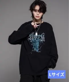 【美品】ADRER ヘビーコットンヴィンテージライク レトロプリント Tシャツ