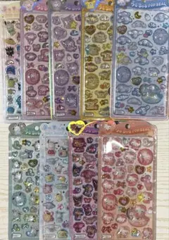 国内正規品　うるちゅるポップシール ベビー　コンプリート　9枚セット　サンリオ