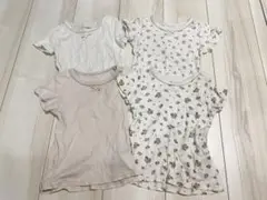 コットンシャツ肌着4枚セット 80cm バースデイ