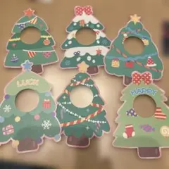 クリスマスツリー飾り キャンディー　6枚