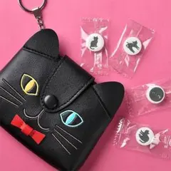 新品　カルディ　ハロウィン　オリジナル くろねこ　コインケース