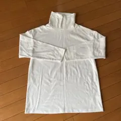 AQUAHISTORY ホワイト タートルネック M