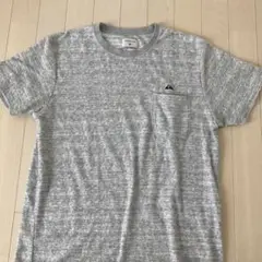 QUIKSILVER グレー Tシャツ Mサイズ　パイル地