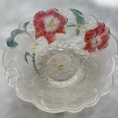 SOGA 花柄　ガラス　サラダボウル