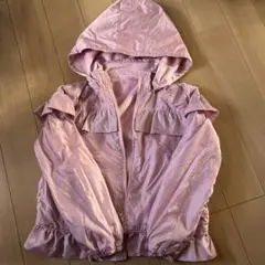 フリル付きピンクアウター