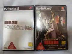 PS2 バイオハザード コードベロニカ完全版 ガンサバイバー２ 二作品まとめ売り