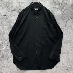 コムデギャルソンオムプリュス 長袖シャツ 黒 ブラック S AD2019