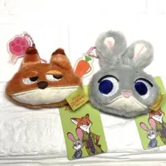 韓国 ズートピア キーホルダー ぬいぐるみ ニック ジュディ