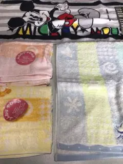 ミッキーマウス タオルセット 四点