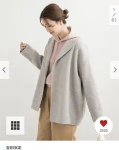 アーバンリサーチ　ドアーズ　アウター ウールリバーミドルガウンコート レディース