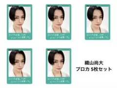 織山尚大 プロフィールカード 5枚セットのサムネイル