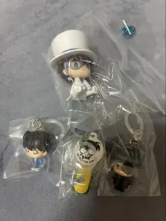 怪盗キッド フィギュア キーチェーンセット　ガチャガチャ