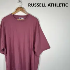 【RUSSELL ATHLETIC】無地 Tシャツ 4XL ピンク