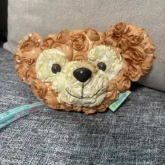 ダッフィーの花柄ポーチ