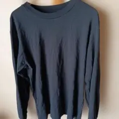 UNIQLO メンズ 長袖カットソー ブラック Mのサムネイル