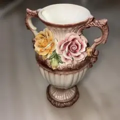 イタリア製　フラワーベース　飾り壺