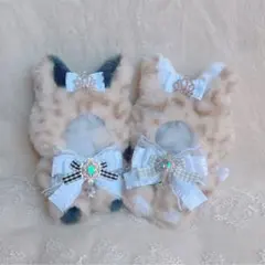 B59 ぬい服 12cm ちびぐるみ 着ぐるみ おすわり あくま オオカミせっと