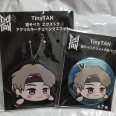 TinyTAN 寝そべり エクストラハート型缶バッジ V Jung Kook - メルカリ