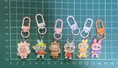 ラブブ らぶぶ Labubu キーホルダー 6個セットF