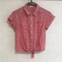 ギンガムチェックシャツ