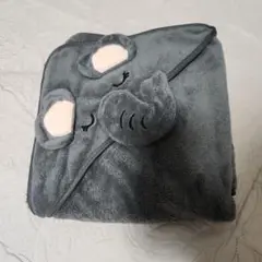 ゾウ　フード付きブランケット　おくるみ