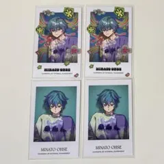 カリスマ チェキ チェキ風カード 湊大瀬 4枚セット