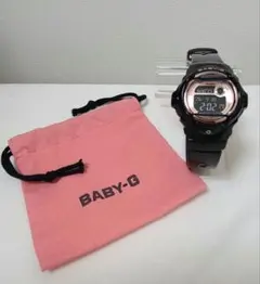 CASIO BABY-G デジタル腕時計 ブラック ピンクゴールド
