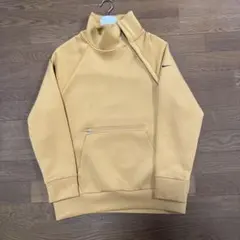 Nike DRI-FIT からし色ハーフジップパーカー M