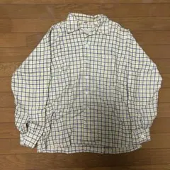 50s wool open collar shirt