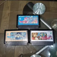 ファミコンソフト　カセットまとめ　ドラゴンクエスト Ⅱ Ⅲ Ⅳ 　３本