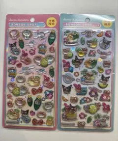 サンリオ 沖縄限定 ボンボンドロップシール 2種セット