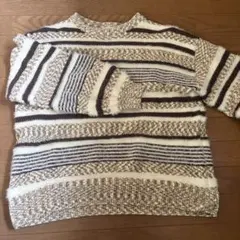 ニットセーター Fサイズ クリーム色