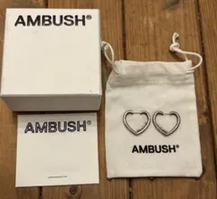 アンブッシュ ambush フープピアス ハート ストーン ブルー - メルカリ