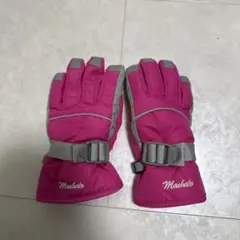 Mashato ピンク スキーグローブ　子供用