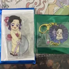 鬼滅の刃 花火大会 アクリルスタンド 蓄光チャーム しのぶ