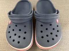 Crocs キッズサンダル ネイビーのサムネイル