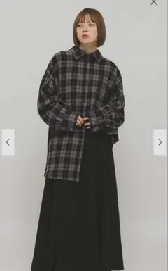 処分価格　美品　KBF BIGチェックシャツのサムネイル