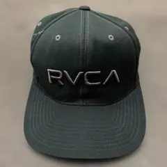 RVCA キャップ ブラック 刺繍ロゴ スナップバックのサムネイル