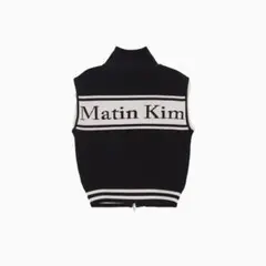 Matin Kim Spell Point Stripe Knit Vest - メルカリ