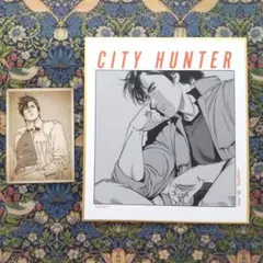 色紙 冴羽獠 CITYHUNTER大原画展 シティハンター マグネット