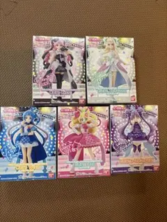 【未開封】キミとアイドルプリキュア キューティーフィギュア 5点セット