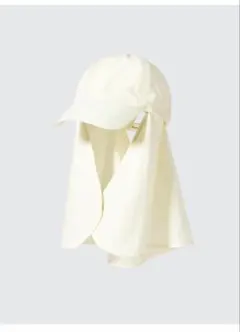 UNIQLO UVカット シェードキャップ 日除け帽子 ホワイト Mサイズ