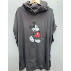 Disney ミッキーマウス　フレンチスリーブパーカーチュニック　プラスサイズ