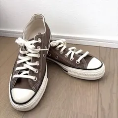 コンバース　ALL STAR ブラウン ローカット スニーカー