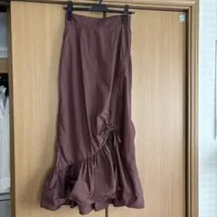 AZULロングスカート ブラウン　マーメイド　フレア