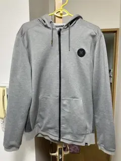 ジップパーカー グレー