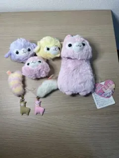 アルパカ アルパカッソ ぬいぐるみ マスコット 4体セット - メルカリ